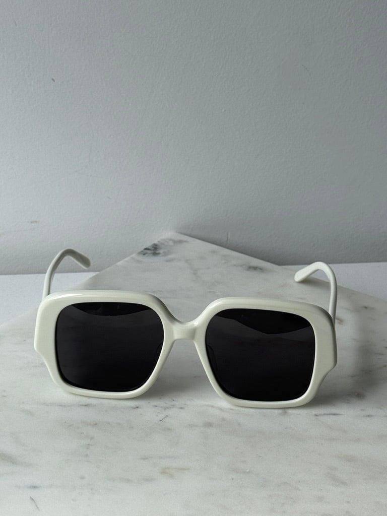Loewe LW40134U Oversized Square Sunglasses in White