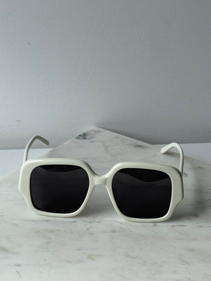 Loewe LW40134U Oversized Square Sunglasses in White