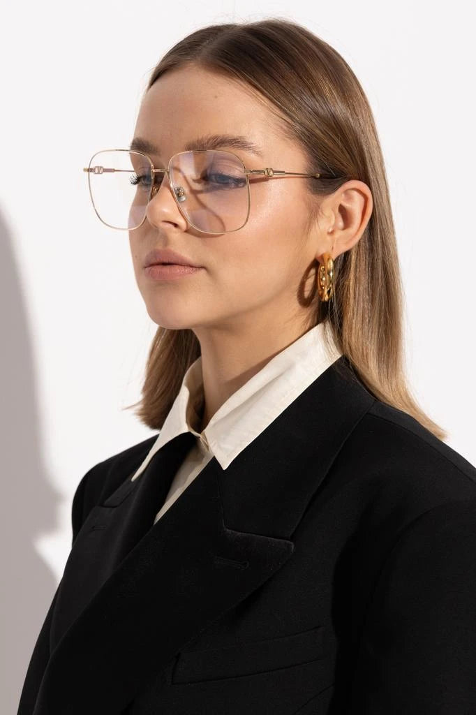Valentino VLX171-C Silver Oversized Metal Frames