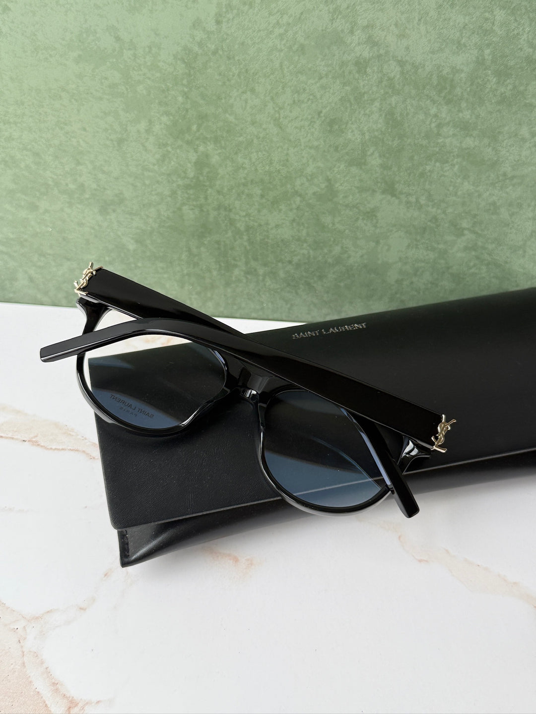 Monturas de anteojos Saint Laurent SLM108 en transparente