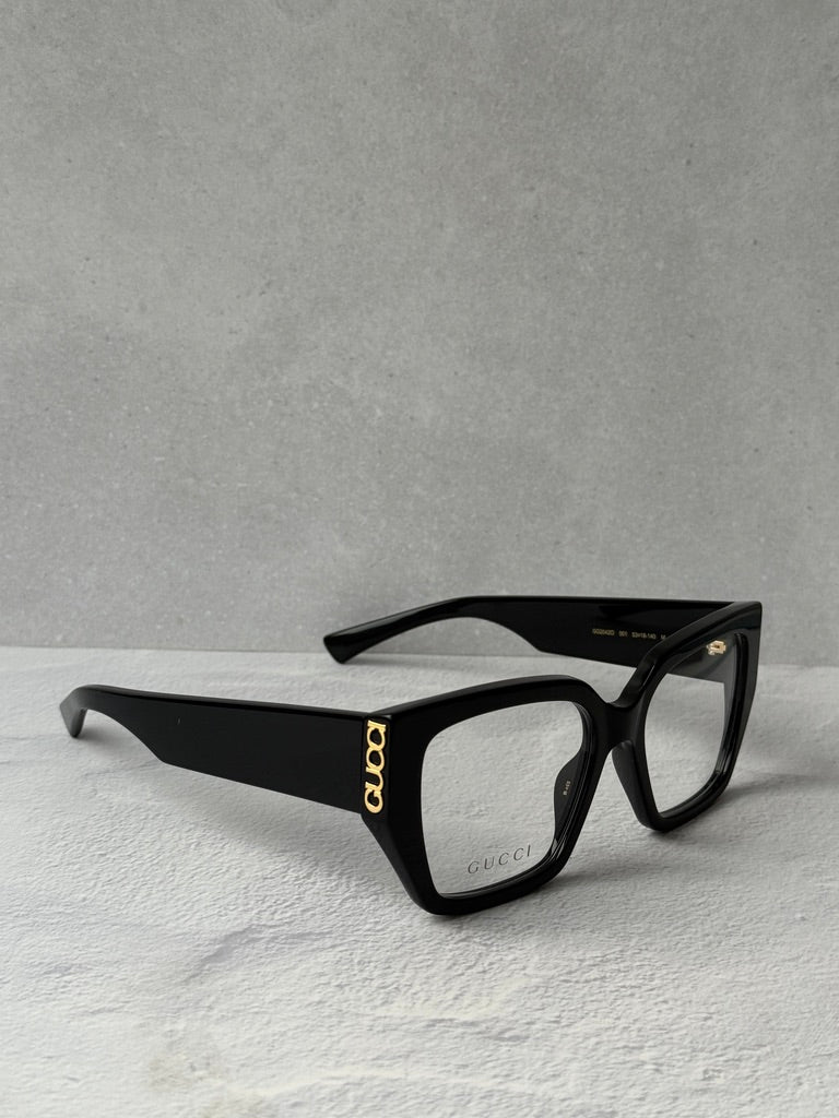 Monturas de ojos de gato Gucci GG0634O en marrón
