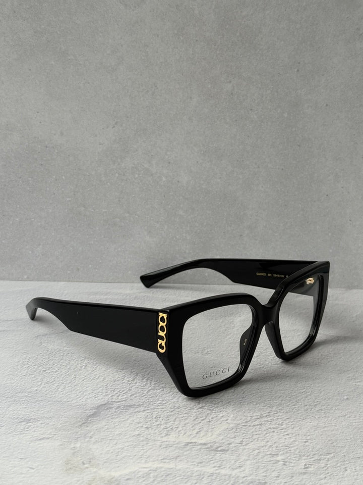Monturas de ojos de gato Gucci GG0634O en marrón
