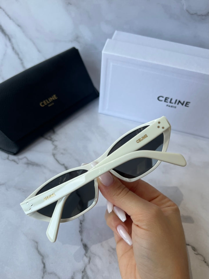 Celine CL40251U White Cat Eye Sunglasses