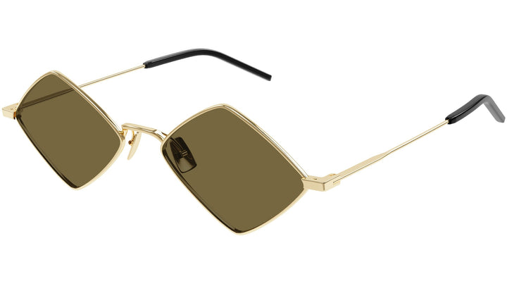 Saint Laurent SL302 Lisa Sunglasses in Gold Brown