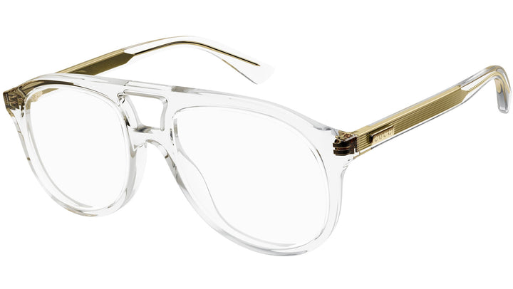 Gucci GG1320O Pilot Frames in Clear