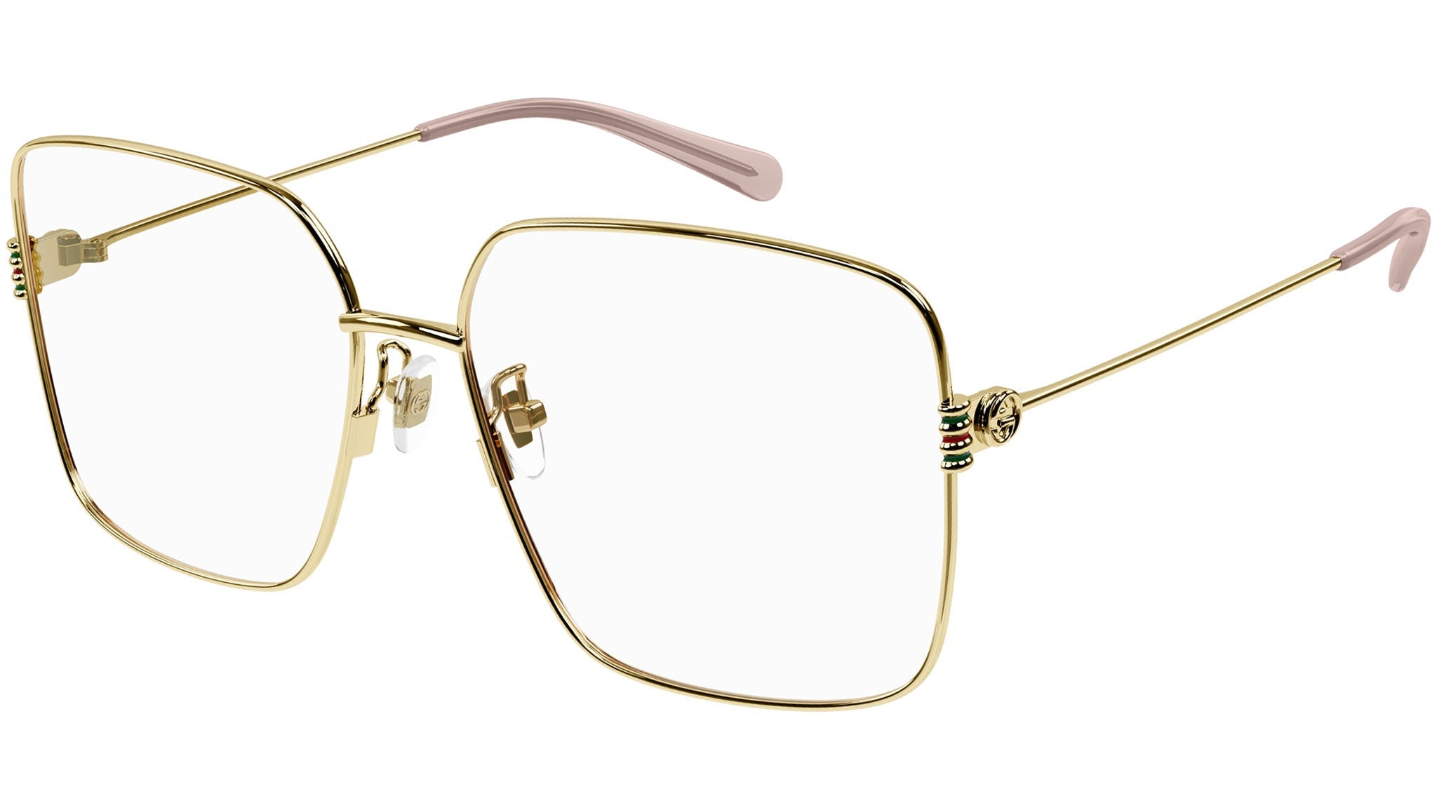 Gafas de sol cuadradas doradas Gucci GG1282SA