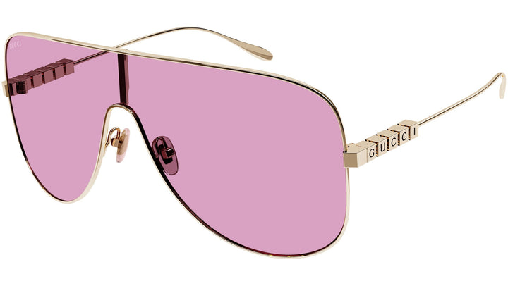 Gafas de sol con máscara de lente rosa Gucci GG1436S
