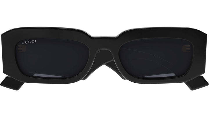 Gucci GG1426S Thick Rim Rectangle Sunglasses in Black