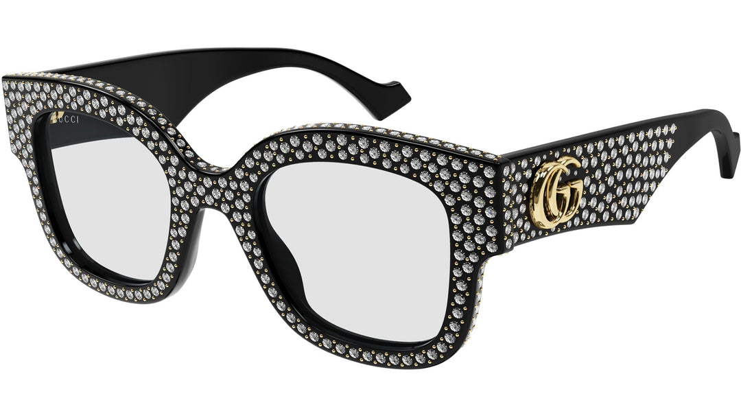 Gucci GG1423S Crystal Sunglasses in Black