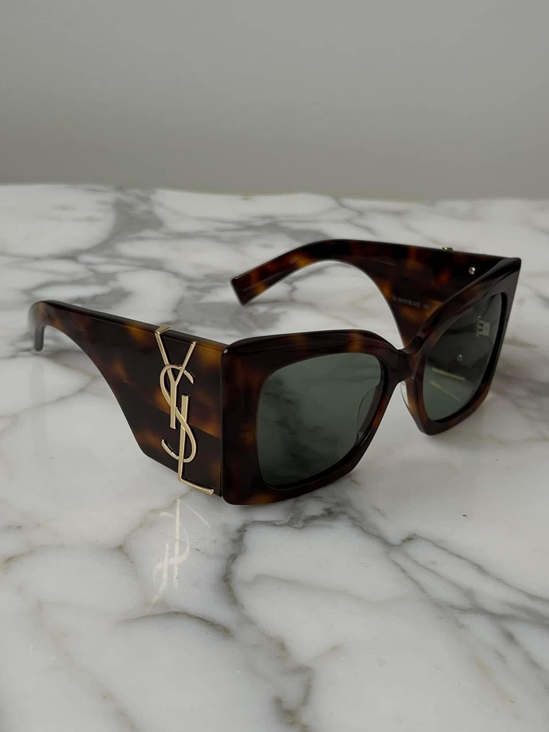 Saint Laurent Blaze SLM119 Sunglasses in Brown