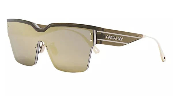 Dior DiorClub M4U Mask Sunglasses in Black Gold Mirror