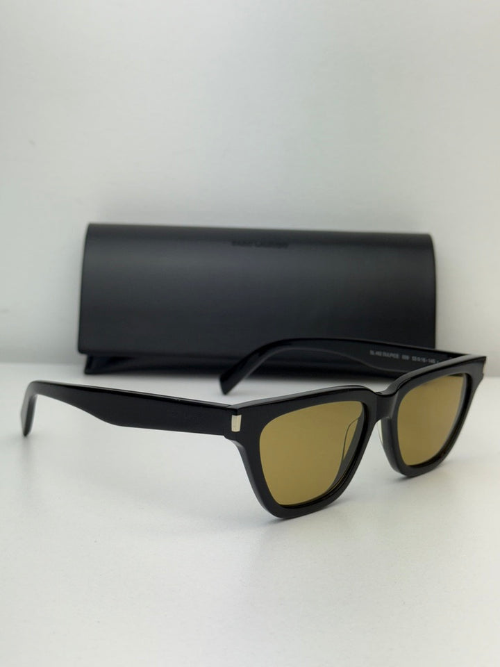 Saint Laurent SL462 Sulpice Black Yellow Lens Sunglasses