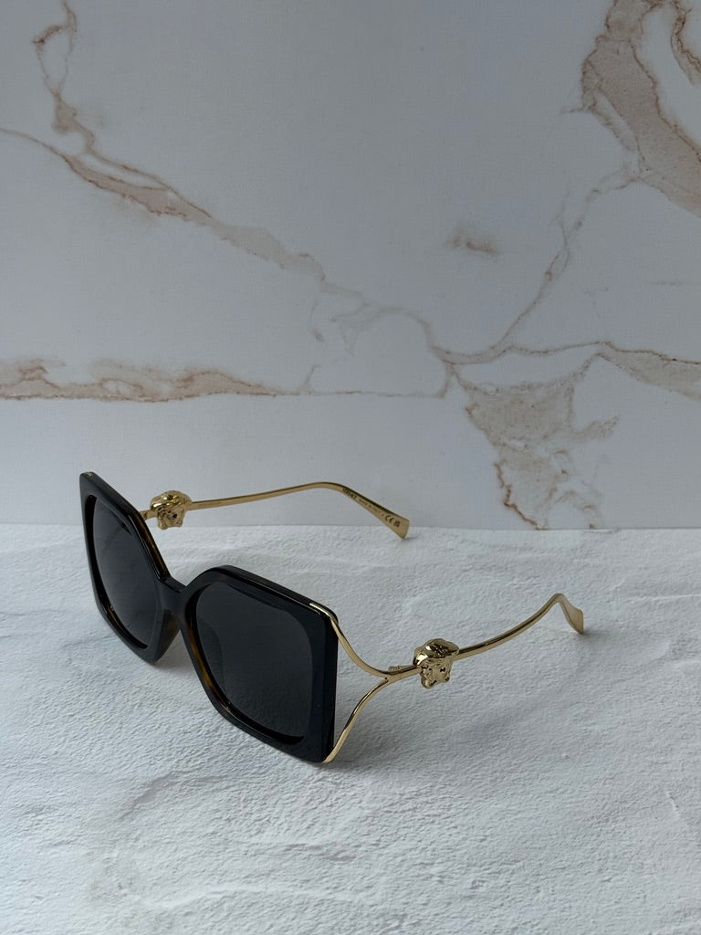 Versace VE4502U Medusa Sunglasses in Havana Brown