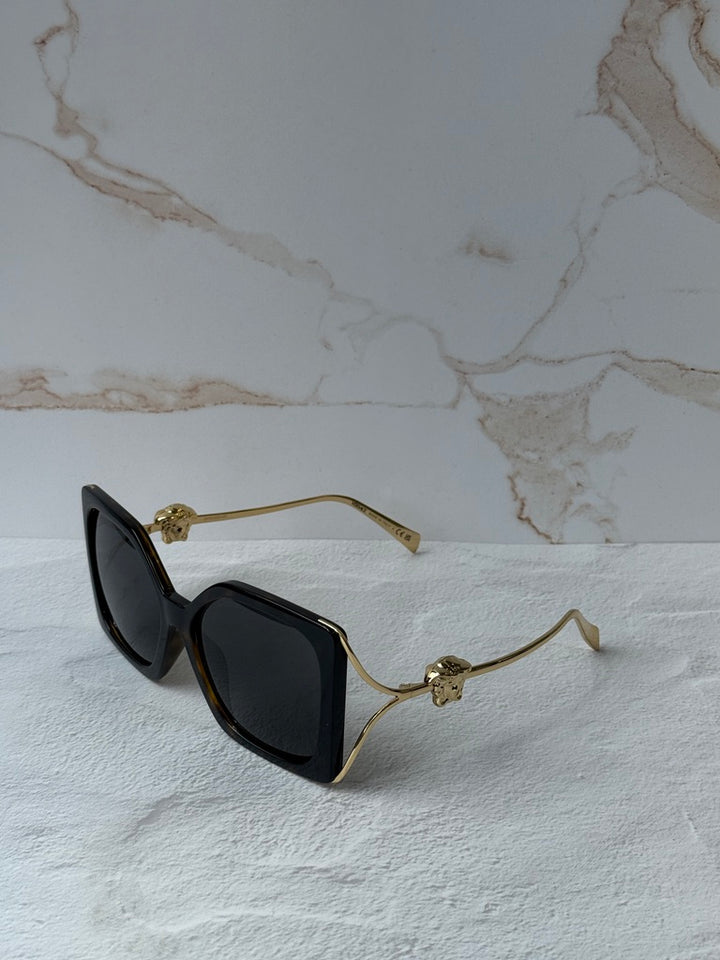 Versace VE4502U Medusa Sunglasses in Havana Brown