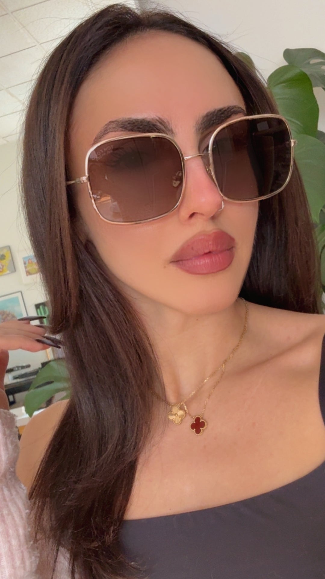 Tom Ford Keira FT0865 Sunglasses in Gold Polarized