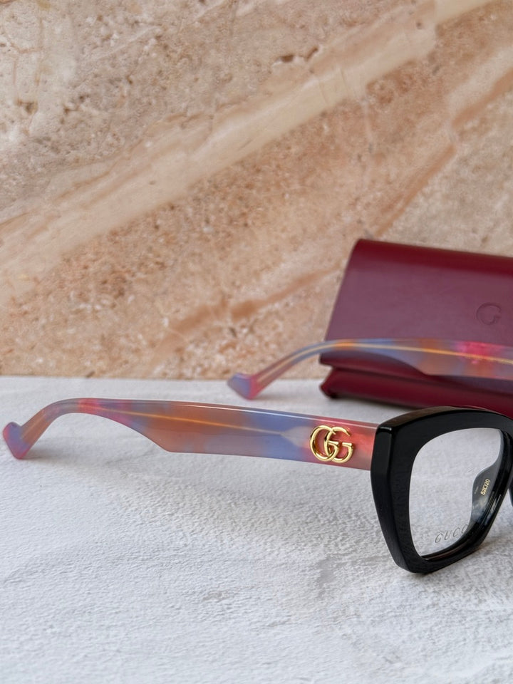 Gucci GG1334O Cat Eye Frames in Black Pink