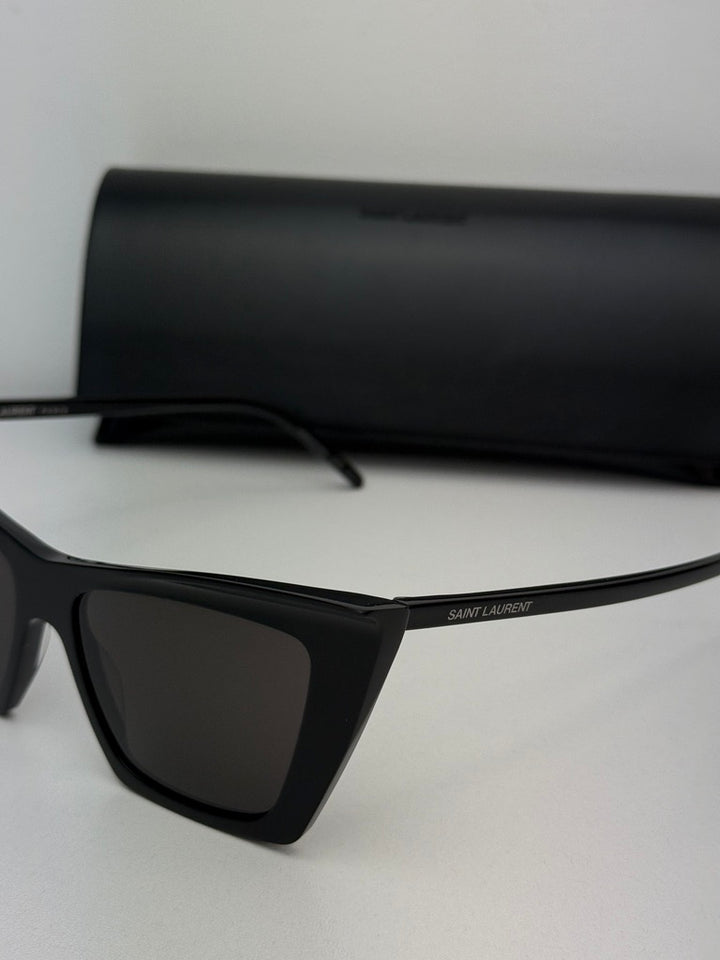 Saint Laurent SL372 Ultra Cat Eye Sunglasses in Black