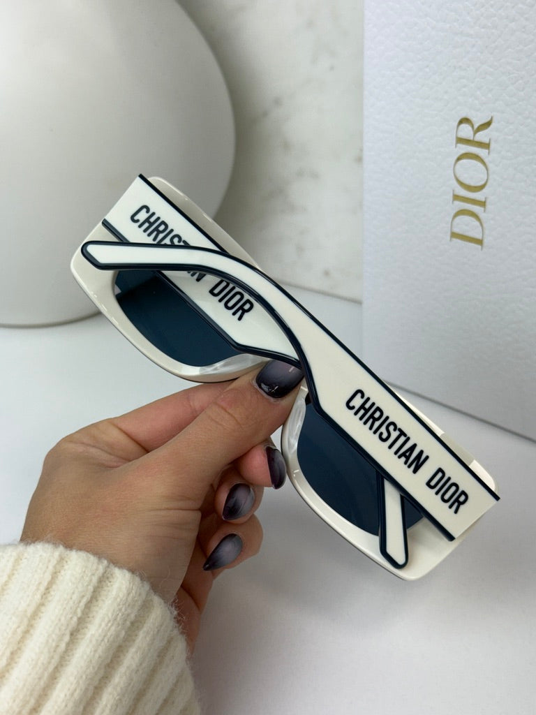 Dior Pacific S1U Sunglasses in White – Designer Daydream