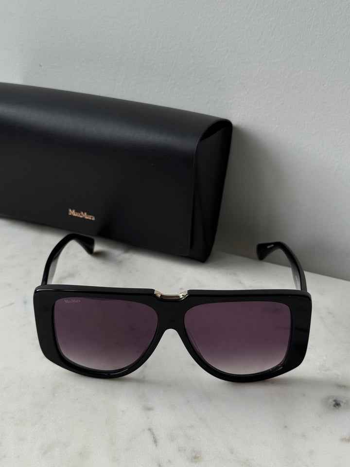 Max Mara MM0075 Spark1 Oversized Sunglasses in Black