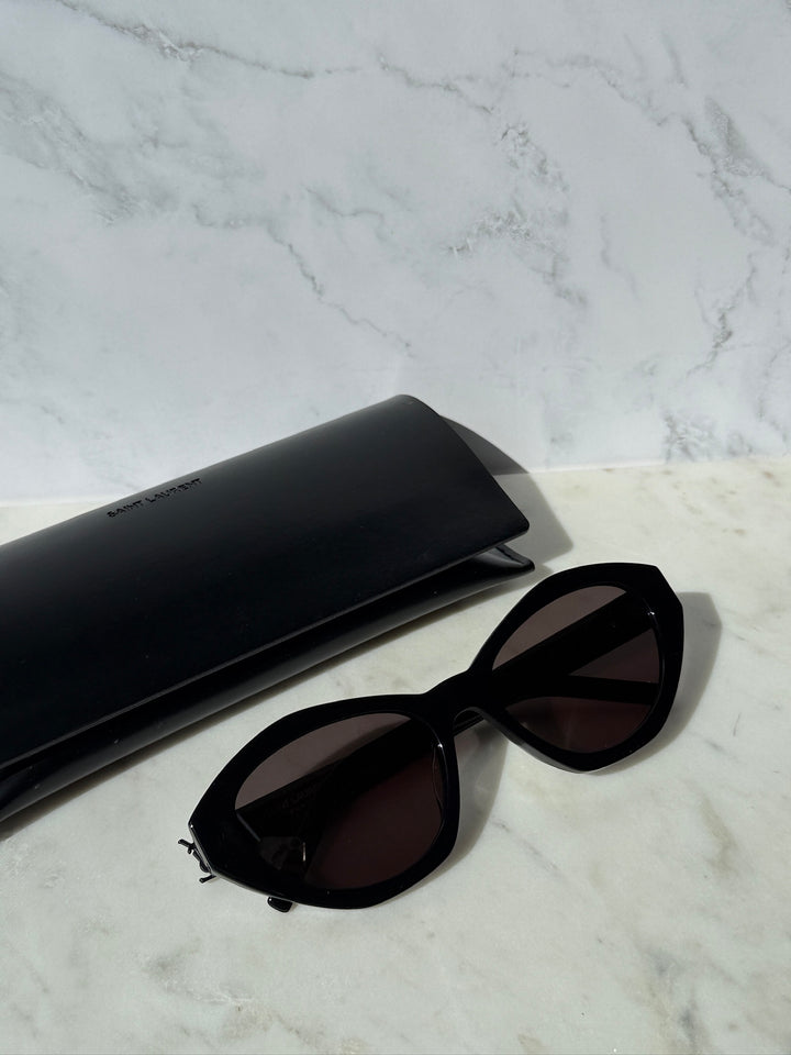 Saint Laurent SLM60 Sunglasses in Black