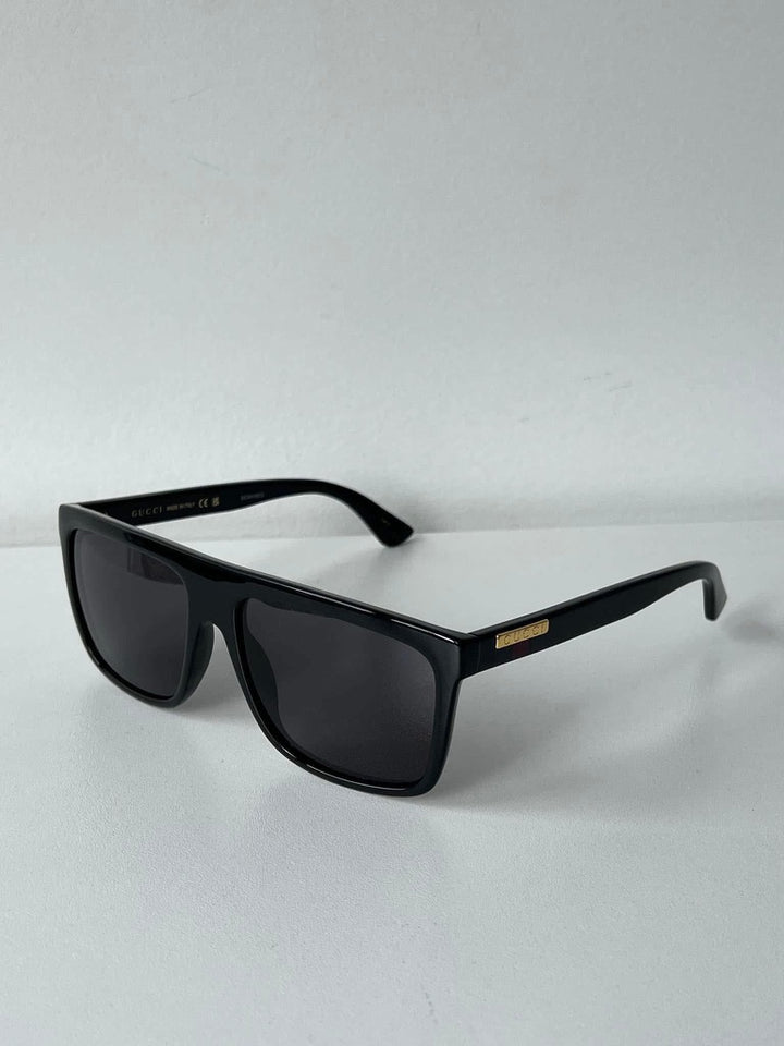 Gafas de sol rectangulares unisex Gucci GG0748S en negro