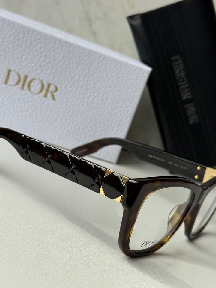Dior Lady 95.22O S1I Cat Eye Frames in Havana Brown
