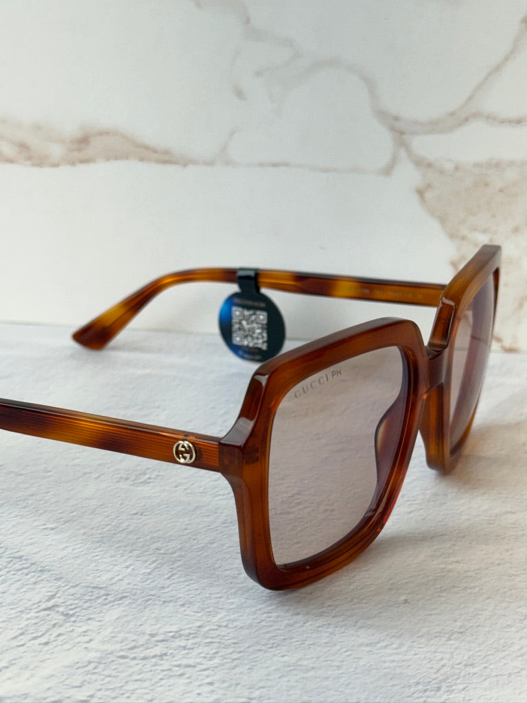 Gucci GG1318S Photochromic Square Sunglasses in Brown