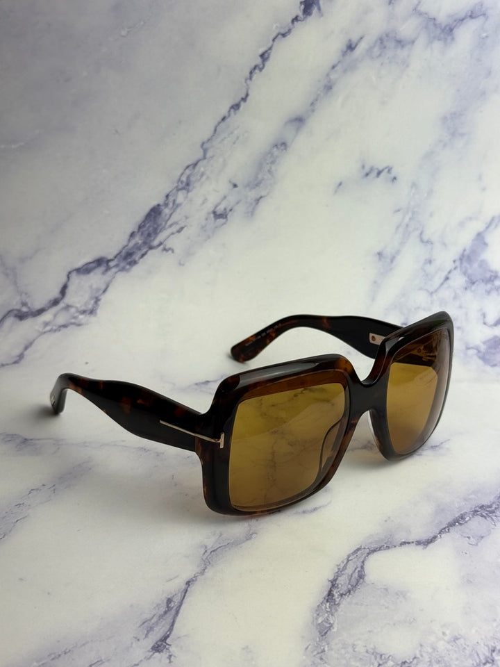 Tom Ford Aurora FT1194 Oversized Square Sunglasses in Brown
