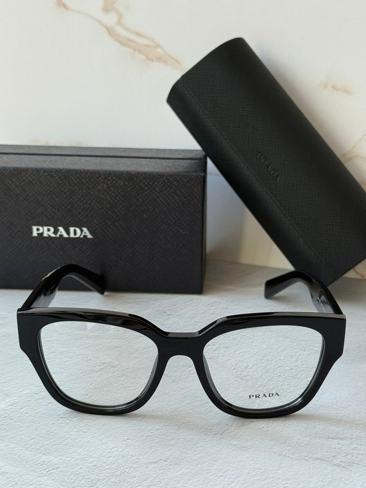 Prada PR C06V Butterfly Eyeglasses Frames in Black
