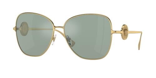 Versace VE2256 Sunglasses in Gold Green Mirror