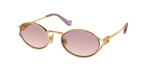Miu Miu MU52YS Pink Lens Metal Sunglasses