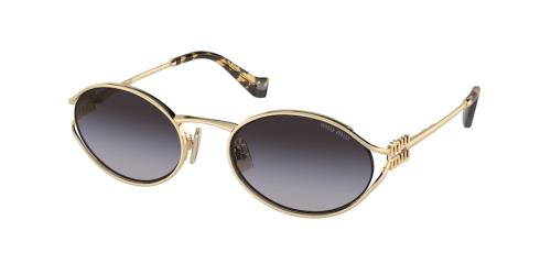 Miu Miu MU52YS Gafas de sol de metal dorado