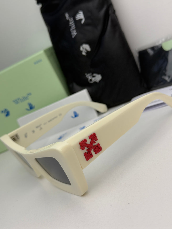 Off White Accra Sunglasses in White