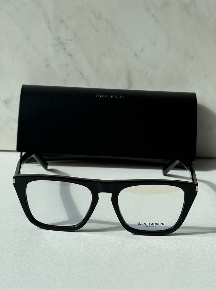 Monturas de anteojos Saint Laurent SL291 Mica Cat Eye en marrón