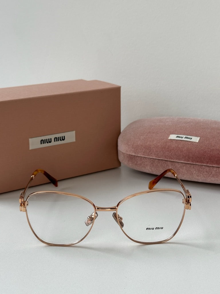 Miu Miu MU50XV Rose Gold Cat Eye Frames