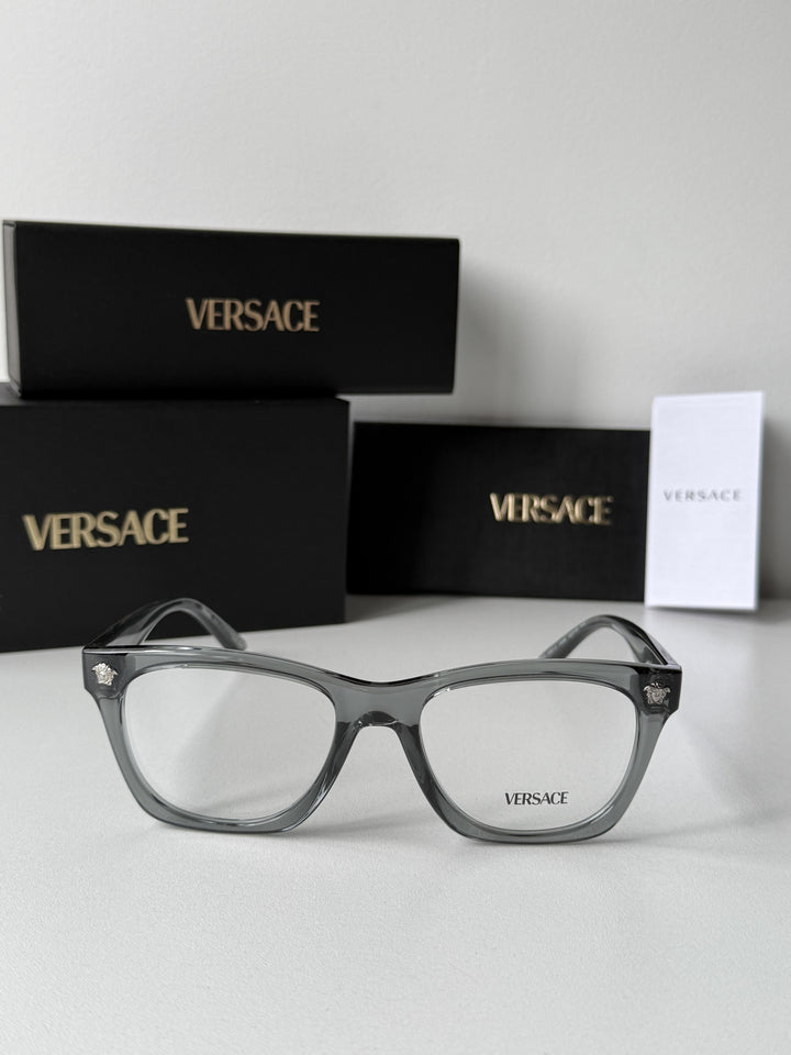 Versace VE3363U Eyeglass Frames in Grey Transparent