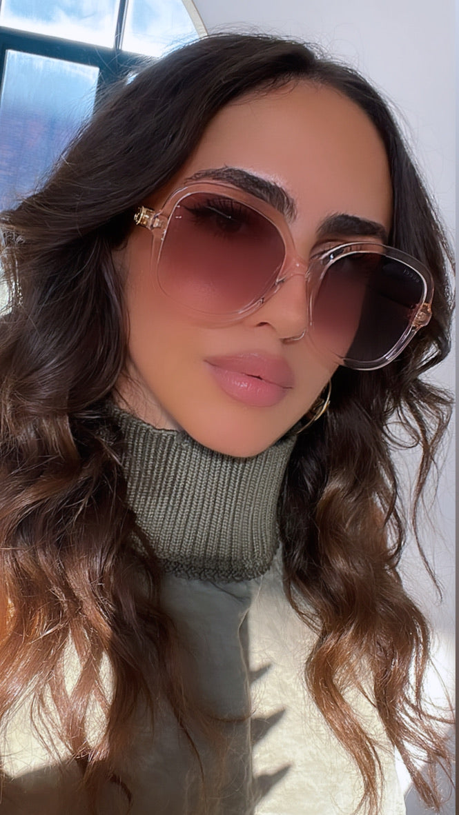 Gucci GG1178S Pink Marmont Rounded Sunglasses