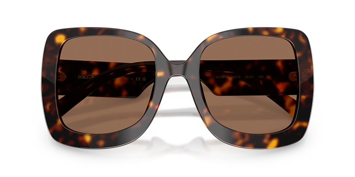 Dolce &amp; Gabbana DG2298B Gafas de sol con escudo negro cristalino 