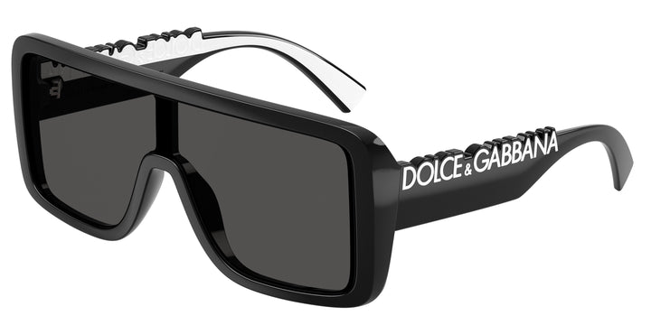 Dolce &amp; Gabbana DG6187 Gafas de sol rectangulares negras 
