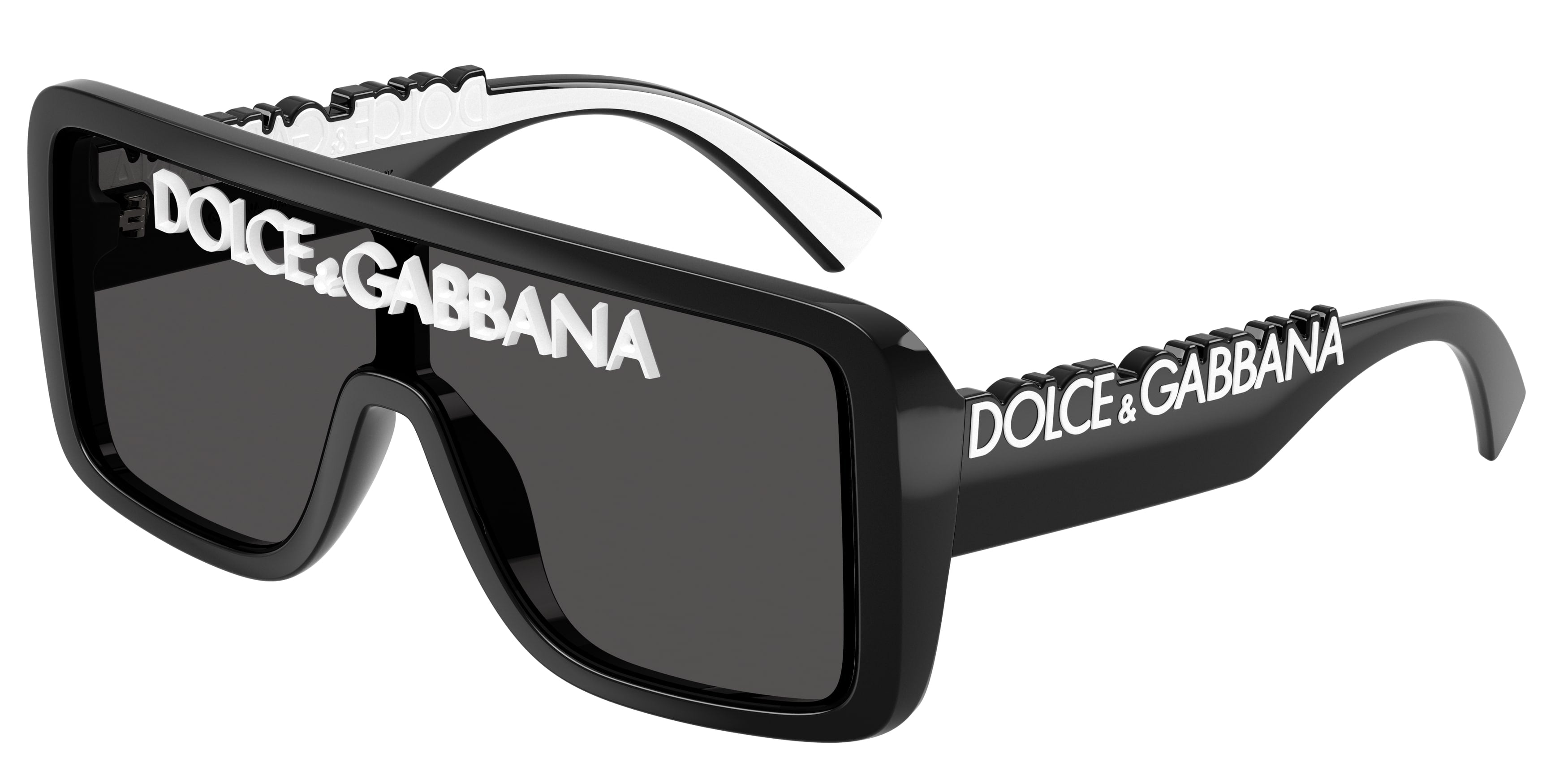 Dolce & Gabbana DG6204L Black Mask Sunglasses | Designer Daydream