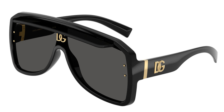 Dolce &amp; Gabbana DG6187 Gafas de sol rectangulares negras 