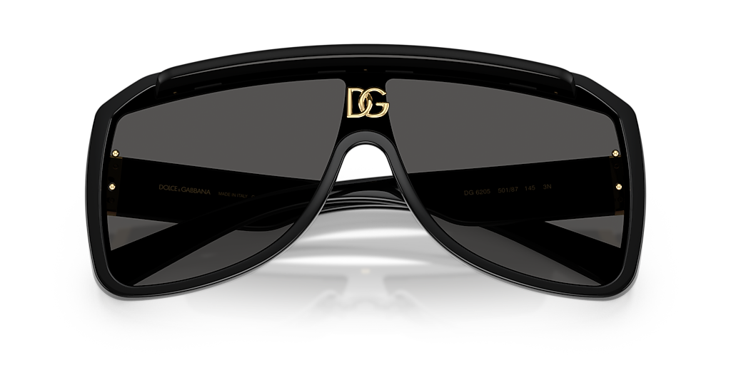 Dolce &amp; Gabbana DG6187 Gafas de sol rectangulares negras 