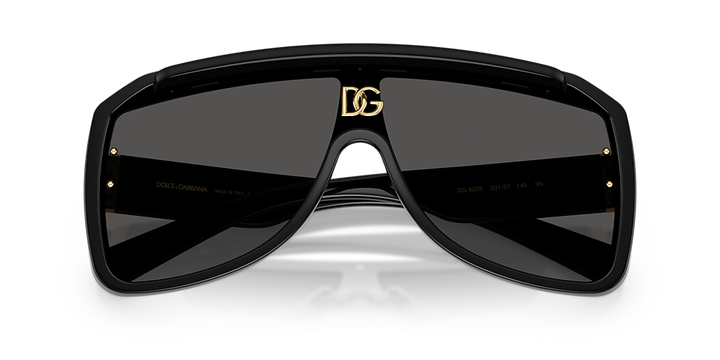 Dolce &amp; Gabbana DG6187 Gafas de sol rectangulares negras 