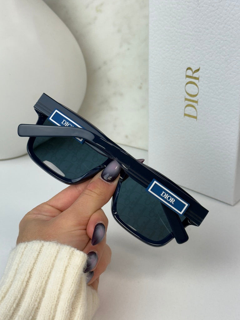 Dior B23 S4I Sunglasses in Blue Monogram Mirror