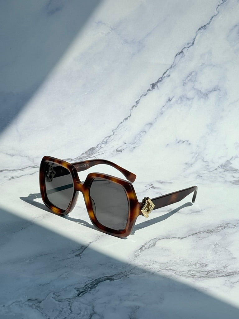 Fendi FF Diamonds FE40139I Sunglasses in Brown