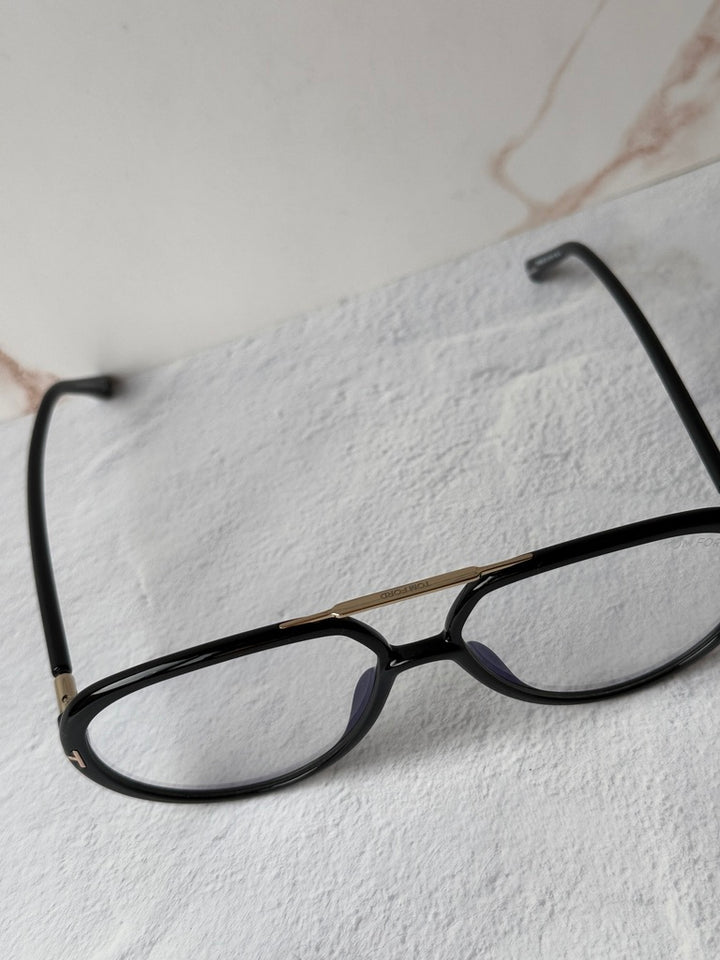 Tom Ford FT5838-B Black Aviator Bluelight Frames