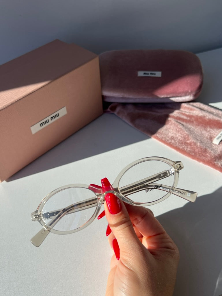 Miu Miu MU01XV Regard Hemp Transparent Frames