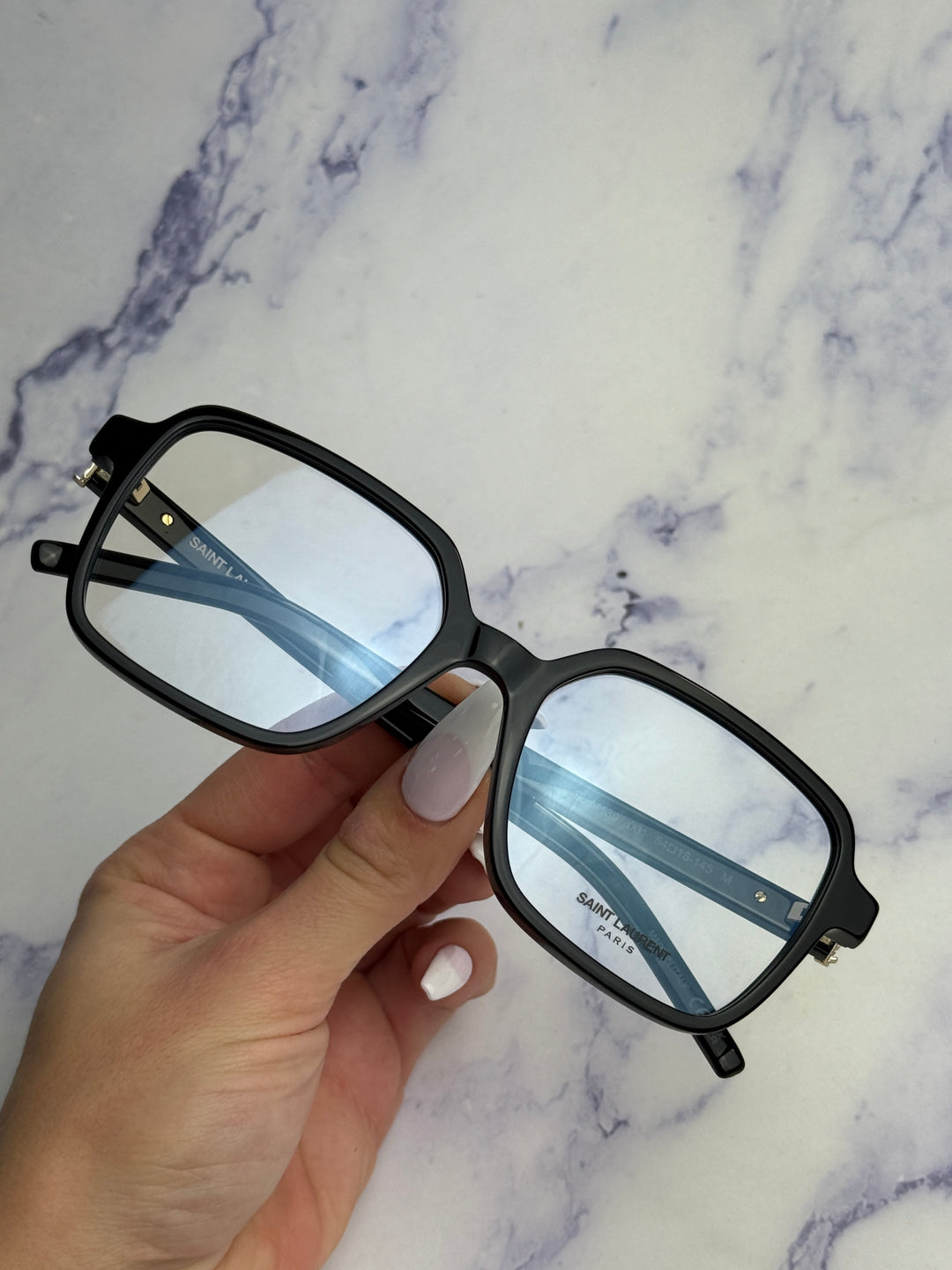 Saint Laurent SLM139 Square Eyeglasses Frames in Black