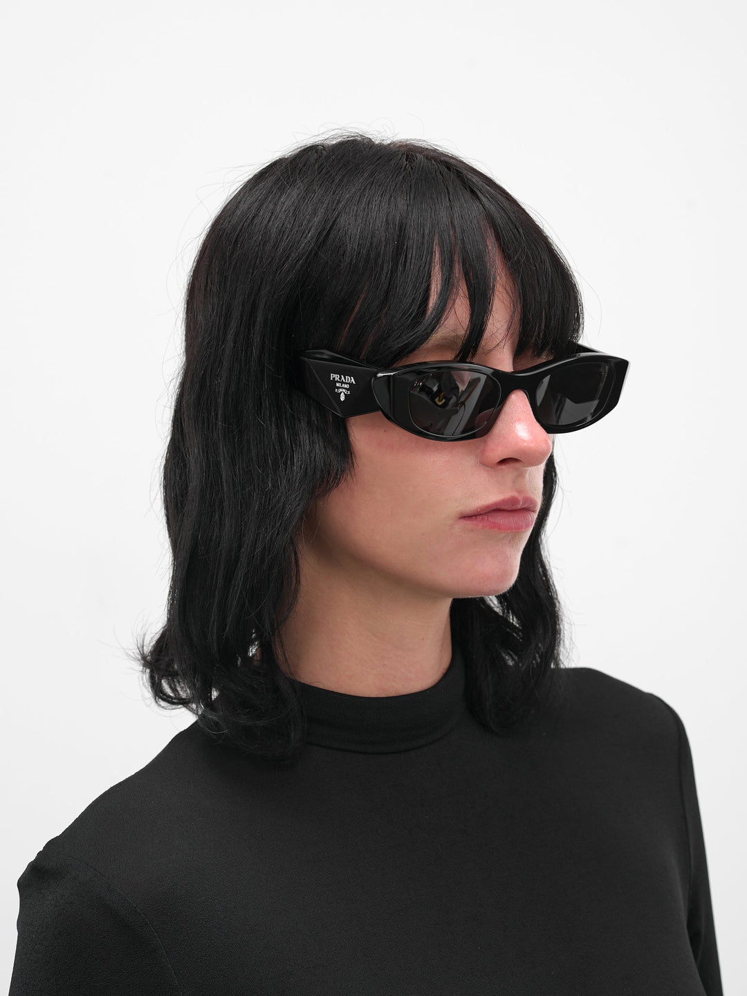 Prada PR B16S Sunglasses in Black