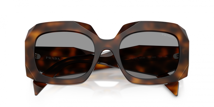 Prada PR B23S Thick Rim Sunglasses in Brown